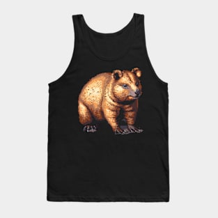 Pixelated Wombat Artistry Tank Top